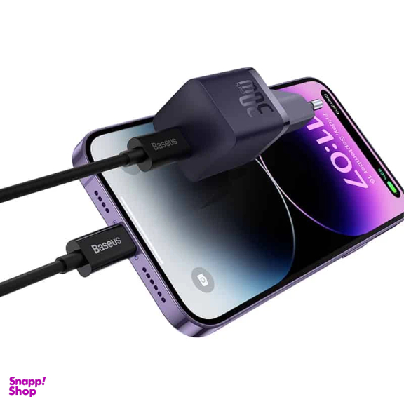 شارژر دیواری ۳۰ وات بیسوس مدل GaN5