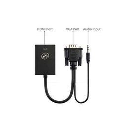 مبدل VGA به HDMI ایکس پی مدل XP-T906H طول 20 سانتی‌ متر