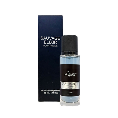 عطر جیبی مردانه آدولفو مدل Sauvage Elixir حجم 35 میلی لیتر