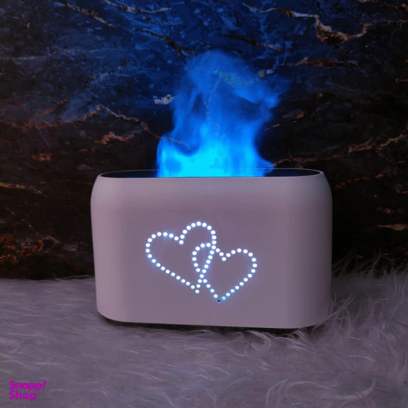 دستگاه بخور و رطوبت ساز سرد مدل قلب طرح آتش