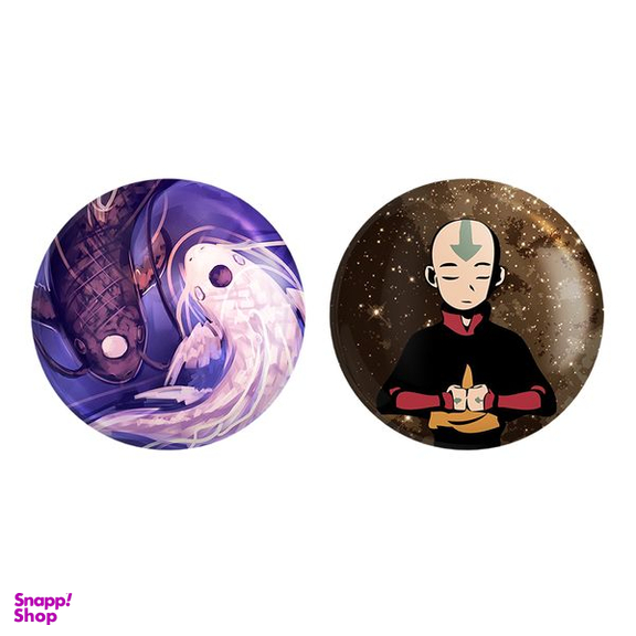 مگنت خندالو طرح آواتار و یین و یانگ انیمه آواتار کد 1275612750 مجموعه 2 عددی