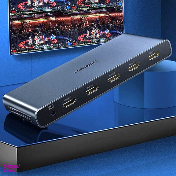 سوییچ کواد 4 پورت HDMI یوگرین مدل CM201