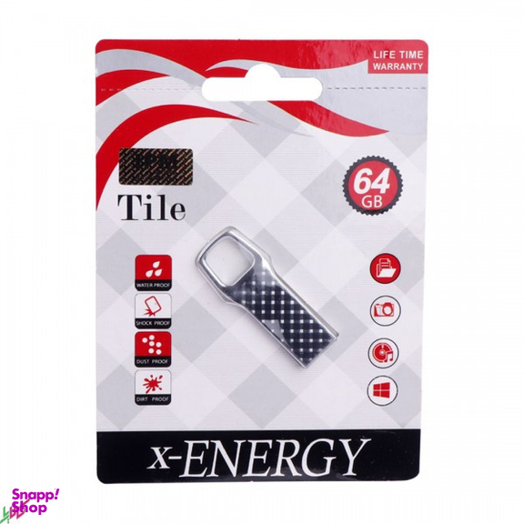 فلش مموری ایکس-انرژی مدل TILE - USB 2.0 ظرفیت 64 گیگابایت