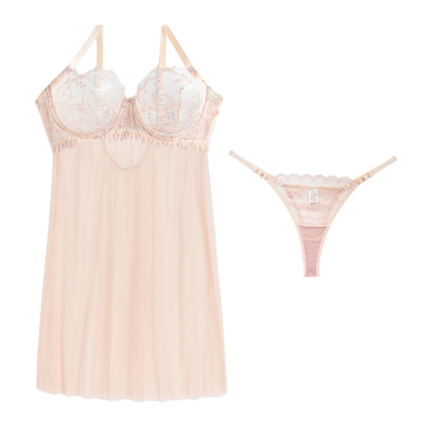 لباس خواب زنانه برتا کد 2200C رنگ کرم