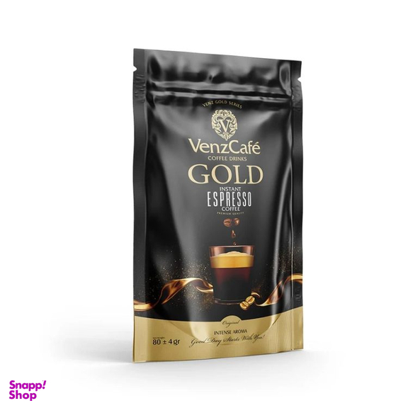 قهوه فوری اسپرسو ونزکافه وزن 80 گرم