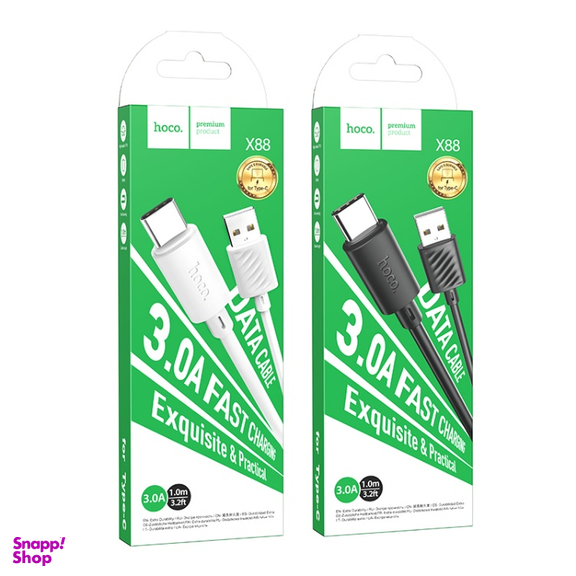 کابل USB به Type-C هوکو مدل X88 طول 1 متر