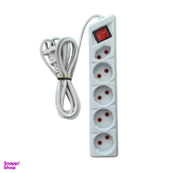 چندراهی برق سپهر الکتریک مدل 5 پریز سه متری