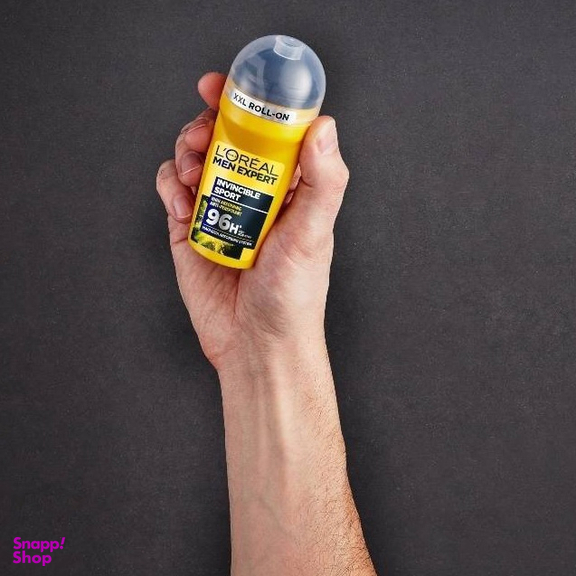 مام رول ضد تعریق مردانه لورآل سری Men Expert مدل Invincible sport