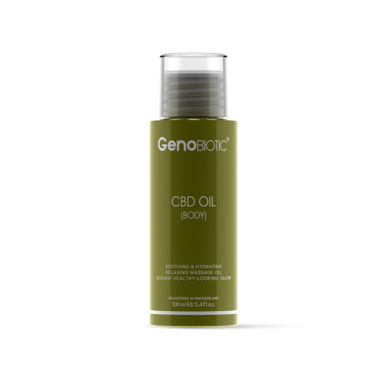 روغن بدن ژنوبایوتیک مدل CBD حجم 100 میلی لیتر