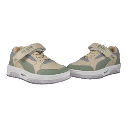 کتانی راحتی طرح PUMA کد B 1258 رنگ کرم سبز