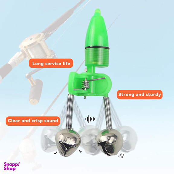 زنگوله ماهیگیری برکلی مدل چراغ دار بسته 3 عددی