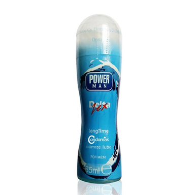 ژل آمیزشی تاخیری دلتا زکس سری Power Man مدل LongTime حجم 65 میلی لیتر