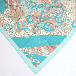 روسری زنانه آنالیا مدل ابریشم مزونی کد 9071