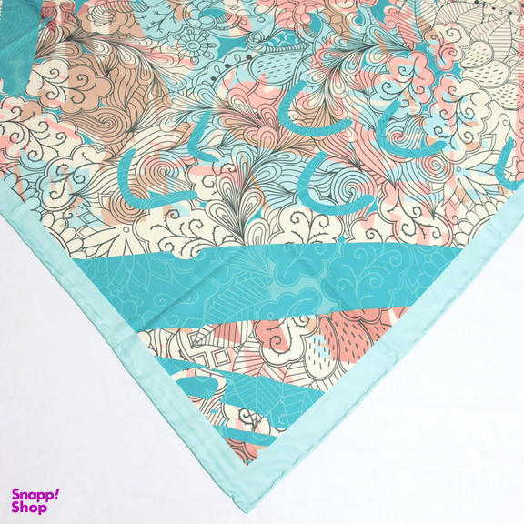 روسری زنانه آنالیا مدل ابریشم مزونی کد 9071