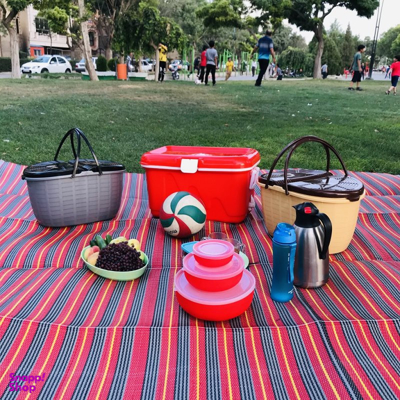 زیر انداز سفری راحل مدل حصیری یک تکه کد 4