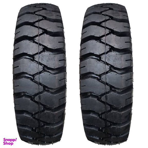 لاستیک خودرو البرز مدل 930 سایز 650/10 مناسب لیفتراک و وسایل صنعتی - دو حلقه
