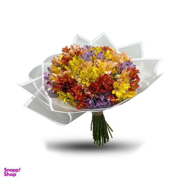 دسته گل طبیعی السترومریا