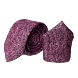 ست کراوات و دستمال جیب مردانه آیکت مدل محو