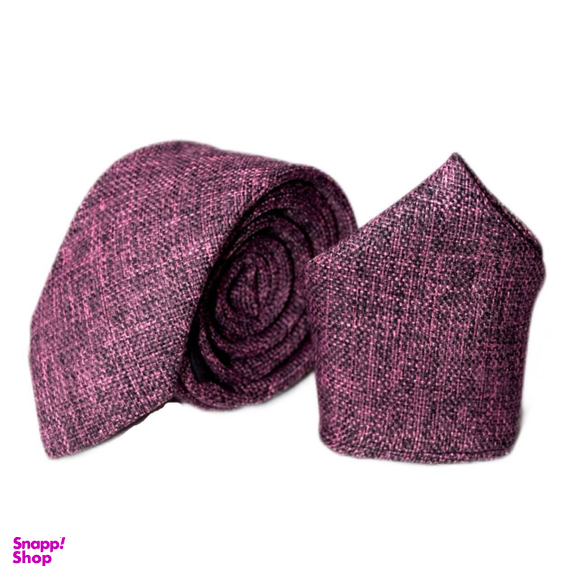 ست کراوات و دستمال جیب مردانه آیکت مدل محو