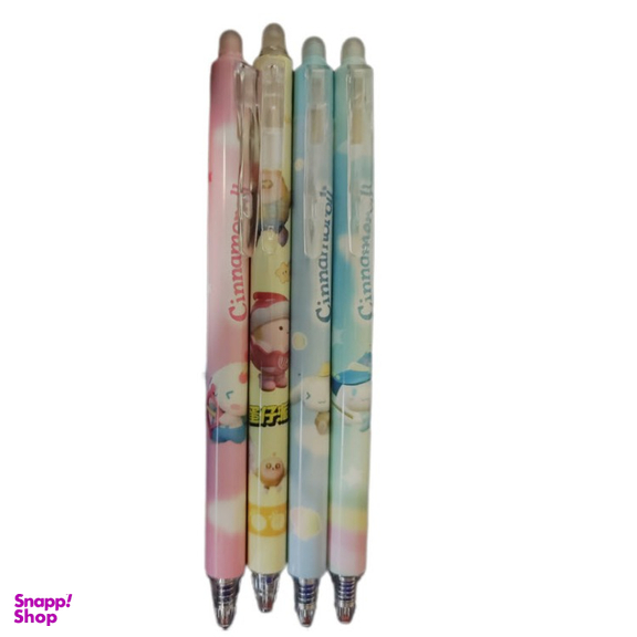 خودکار مدل پاک کن دار طرح کرومی مجموعه 4 عددی