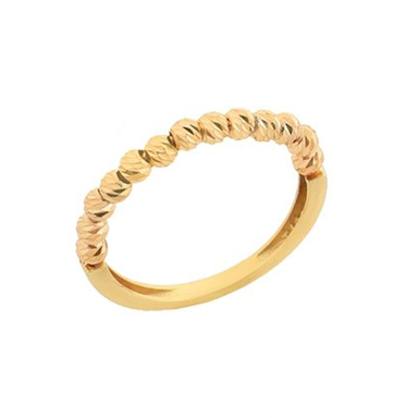 انگشتر طلا ۱۸ عیار زنانه میو گلد مدل البرنادو کد R1359 سایز 56