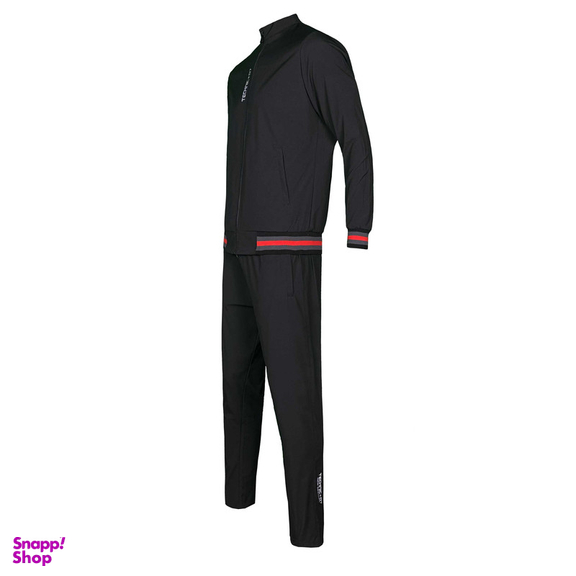 ست گرمکن و شلوار ورزشی مردانه تکنیک+07 مدل GK-133-ME رنگ مشکی