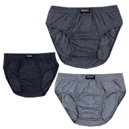 شورت مردانه ساحل مدل اسلیپ کد 199 بسته 3 عددی