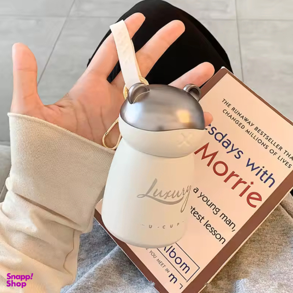 مینی ماگ لاکچری مدل خرسی قلاب دار حجم 120 میلی لیتر