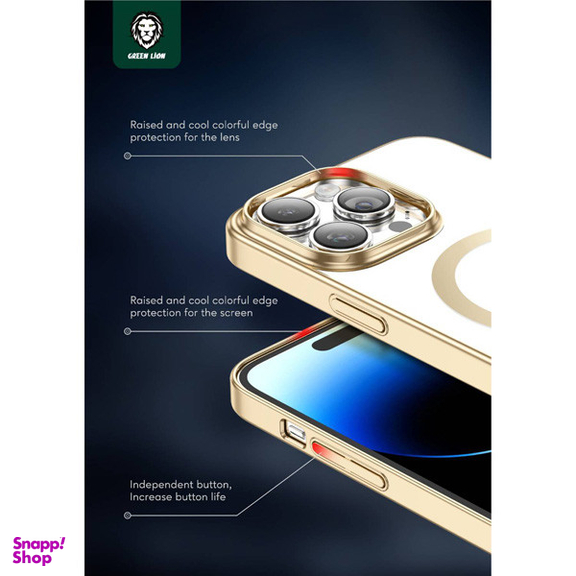 کاور گرین لاین مدل Delgado Chrome مناسب برای گوشی موبایل اپل IPhone 14 Pro Max
