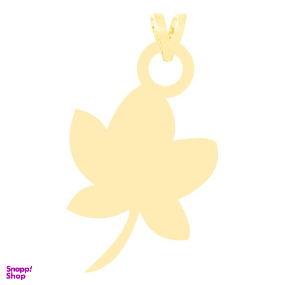 آویز گردنبند طلا 18 عیار زنانه کرابو طرح برگ مدل Kr3194