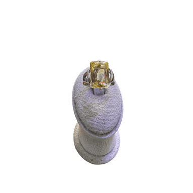 انگشتر نقره 925 عیار زنانه طرح سیترین کد HOSS04