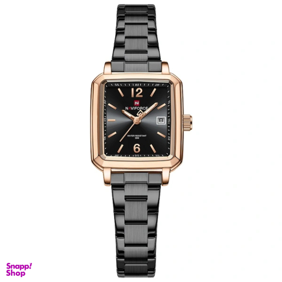ساعت مچی عقربه ای زنانه نیوی فورس مدل NF9252RGBB رنگ مشکی