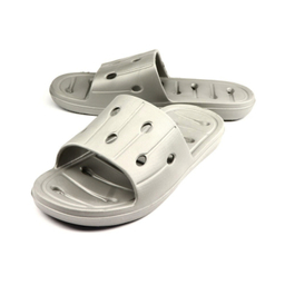 دمپایی حمام مردانه پاپا مدل تیام کد 012 رنگ طوسی