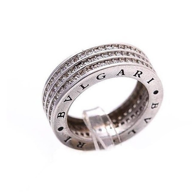 انگشتر نقره مردانه گیرا مدل G0203-BVLGARI