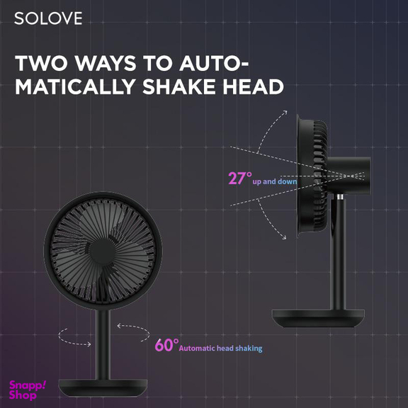 پنکه رومیزی ای آی سو لاو مدل F5 ظرفیت 4000 میلی آمپر ساعت