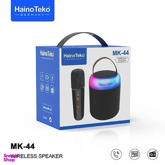 اسپیکر بلوتوثی قابل حمل هاینو تکو مدل Mk44 به همراه میکروفون