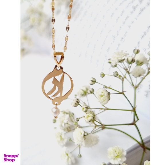 پلاک گردنبند زنانه طلا 18 عیار گوزن طرح روز مادر کد JD3900