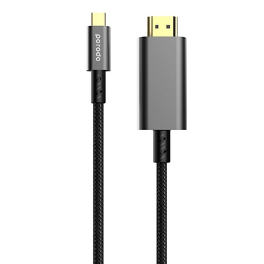کابل تبدیل HDMI به Type-C پرودو کد PD-4KHDMC طول 1.8 متر