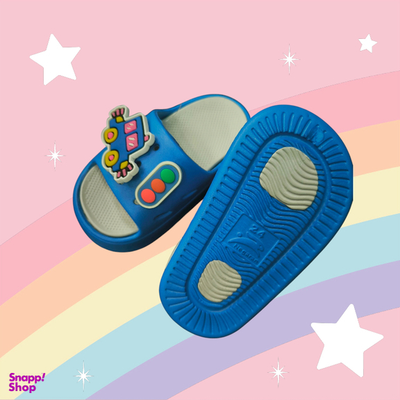 دمپایی پسرانه طرح ماشینی کد 1