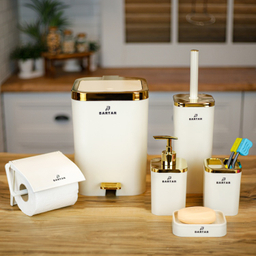 ست سرویس بهداشتی برتر مدل لیدوما کد 01 مجموعه ۶ عددی