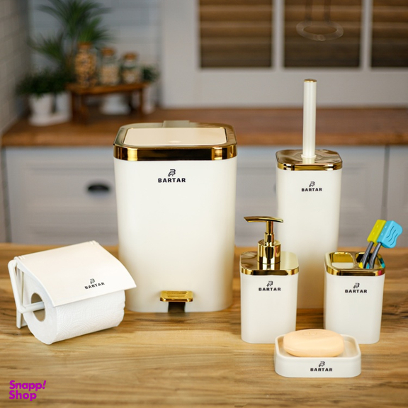 ست سرویس بهداشتی برتر مدل لیدوما کد 01 مجموعه ۶ عددی