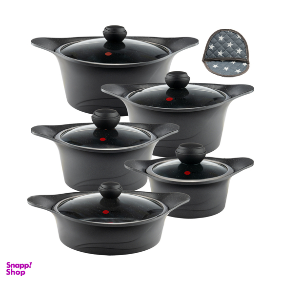سرویس قابلمه 12 پارچه ام جی اس طرح کره ای C کد 103010300603