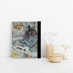 کلاسور ترمه طراحان ایده طرح هری پاتر و نقشه مدرسه کد cfp1577 سایز A4