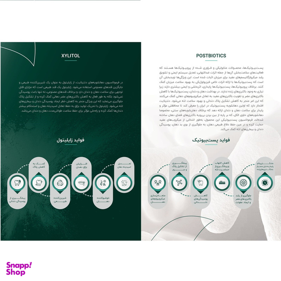 دهان شویه دنتیلایت مدل Postbiotic حجم 500 میلی لیتر