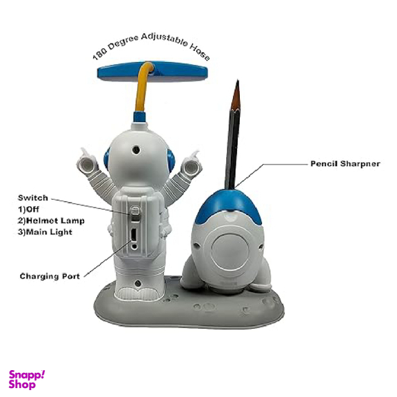 چراغ مطالعه فانتزی مدل فضانورد