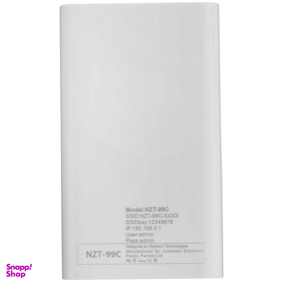مودم روتر 4G دو سیم کارت و پاور بانک نزتک (Naztech) مدل NZT 99C