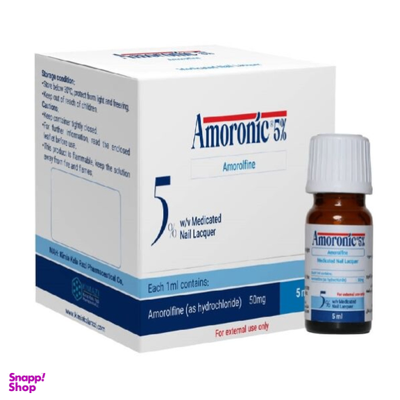قطره آمورونیک 5% کیمیا کالای رازی حجم 5 میلی لیتر