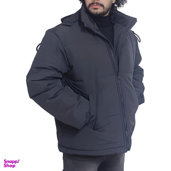 کاپشن مردانه مدل ضد آب کد 131 رنگ مشکی