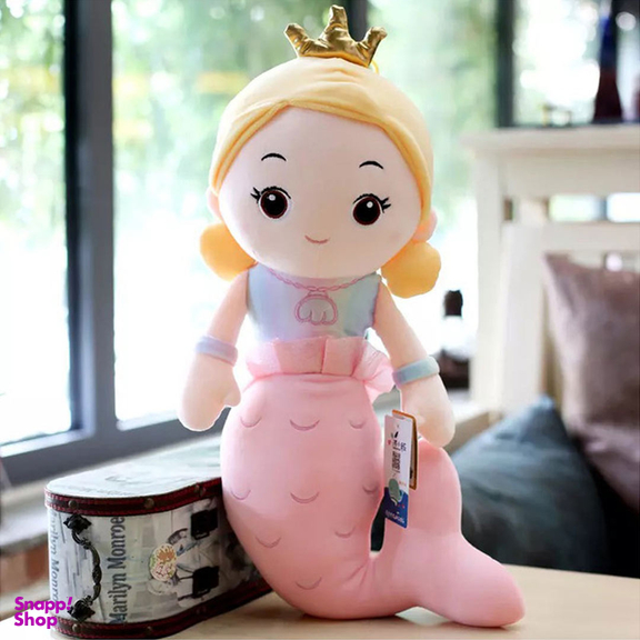 عروسک طرح پری دریایی ارتفاع 30 سانتی متر