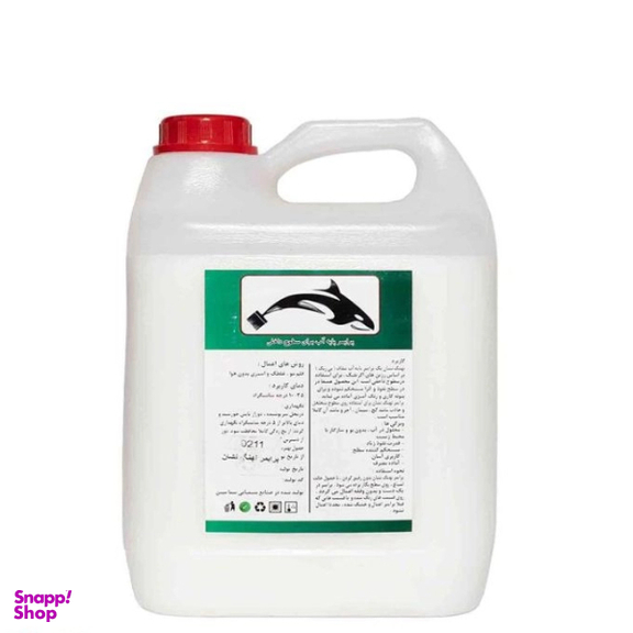 روغن زیر کار پایه آب نهنگ نشان کد 80 حجم 4 لیتر